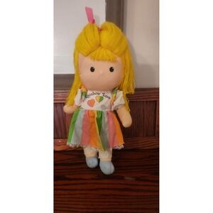 Vtg 1981 Knickerbocker RAINBOW LOVE Joan Walsh Anglund‎ 8" Cloth Doll